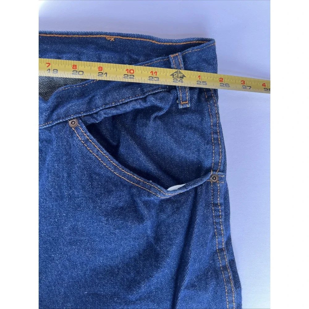 Dickies Denim Blue Jeans Men's 52UL Dark Wash Workwear Big & Tall NEW
